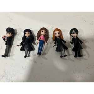 Harry Potter Magical Minis Figure Set Harry Ginny Hermione Cho Blaise 5pc Lot